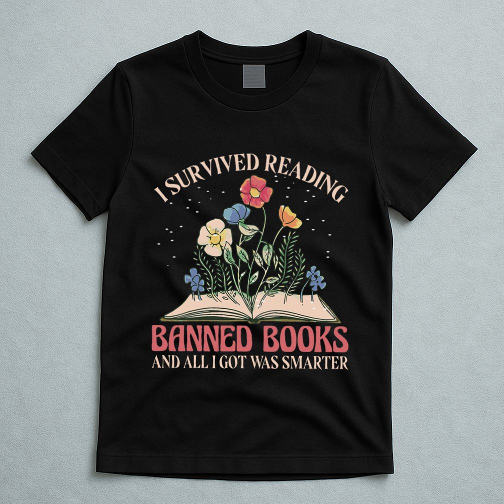 Banned Books Week Bookworm Banned Books Reader T-Shirt