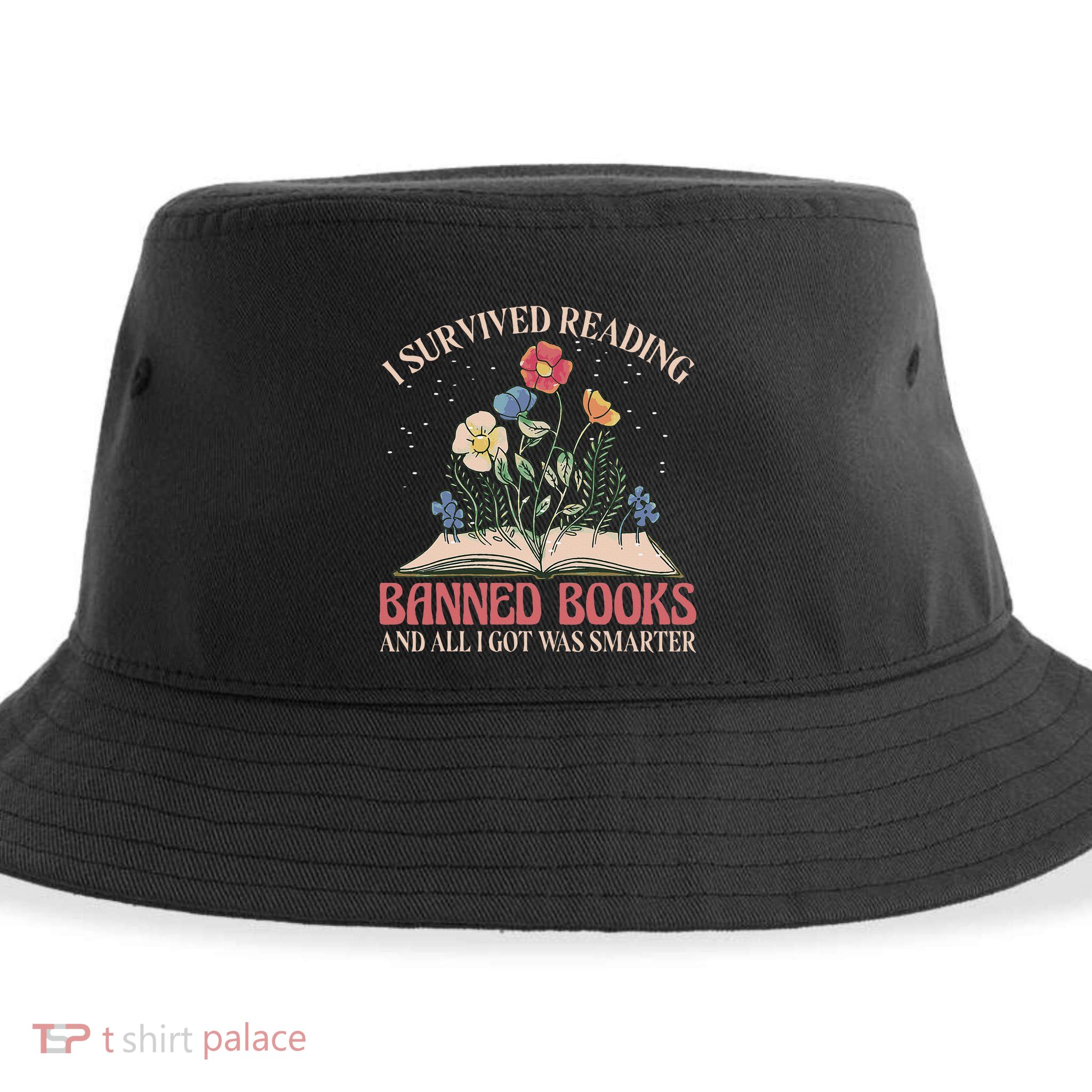 Banned Books Week Bookworm Banned Books Reader Sustainable Bucket Hat