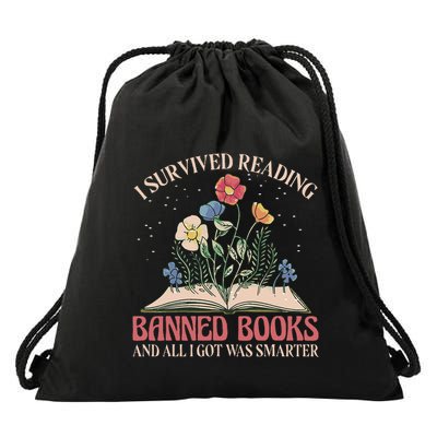 Banned Books Week Bookworm Banned Books Reader Drawstring Bag
