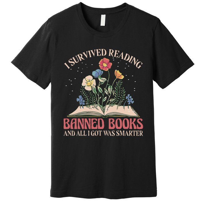 Banned Books Week Bookworm Banned Books Reader Premium T-Shirt