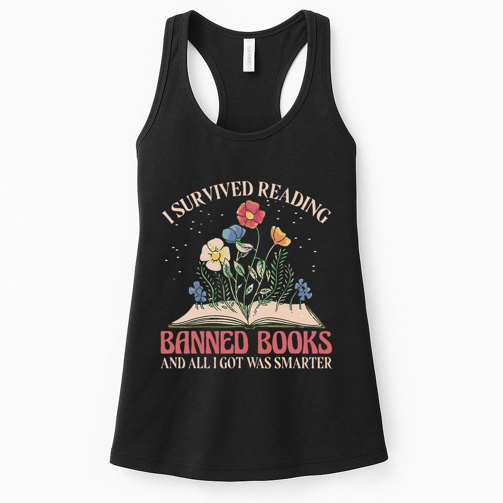 Banned Books Week Bookworm Banned Books Reader Womens Tank Top