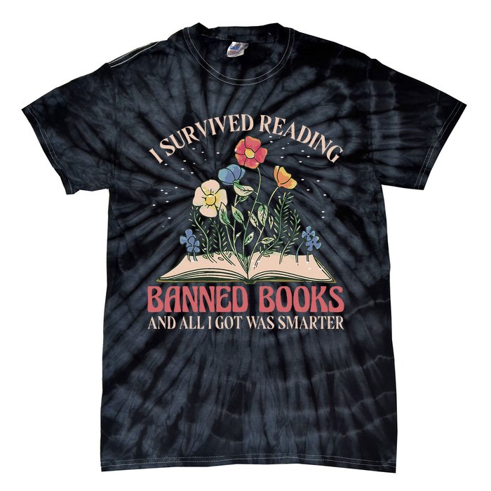 Banned Books Week Bookworm Banned Books Reader Tie-Dye T-Shirt