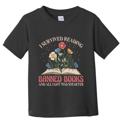 Banned Books Week Bookworm Banned Books Reader Toddler T-Shirt