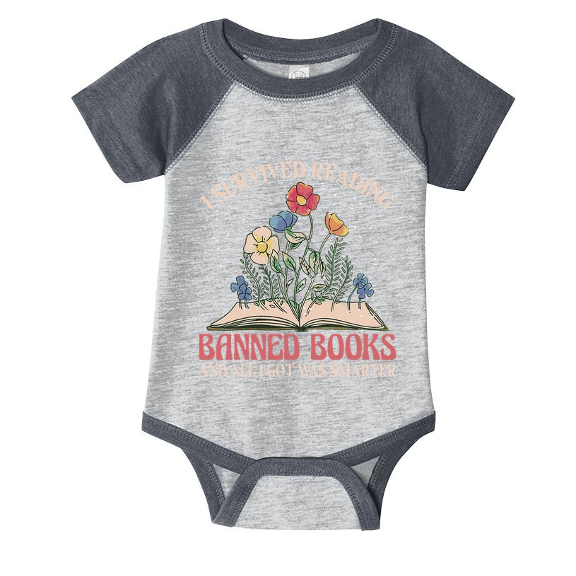 Banned Books Week Bookworm Banned Books Reader Infant Baby Jersey Bodysuit