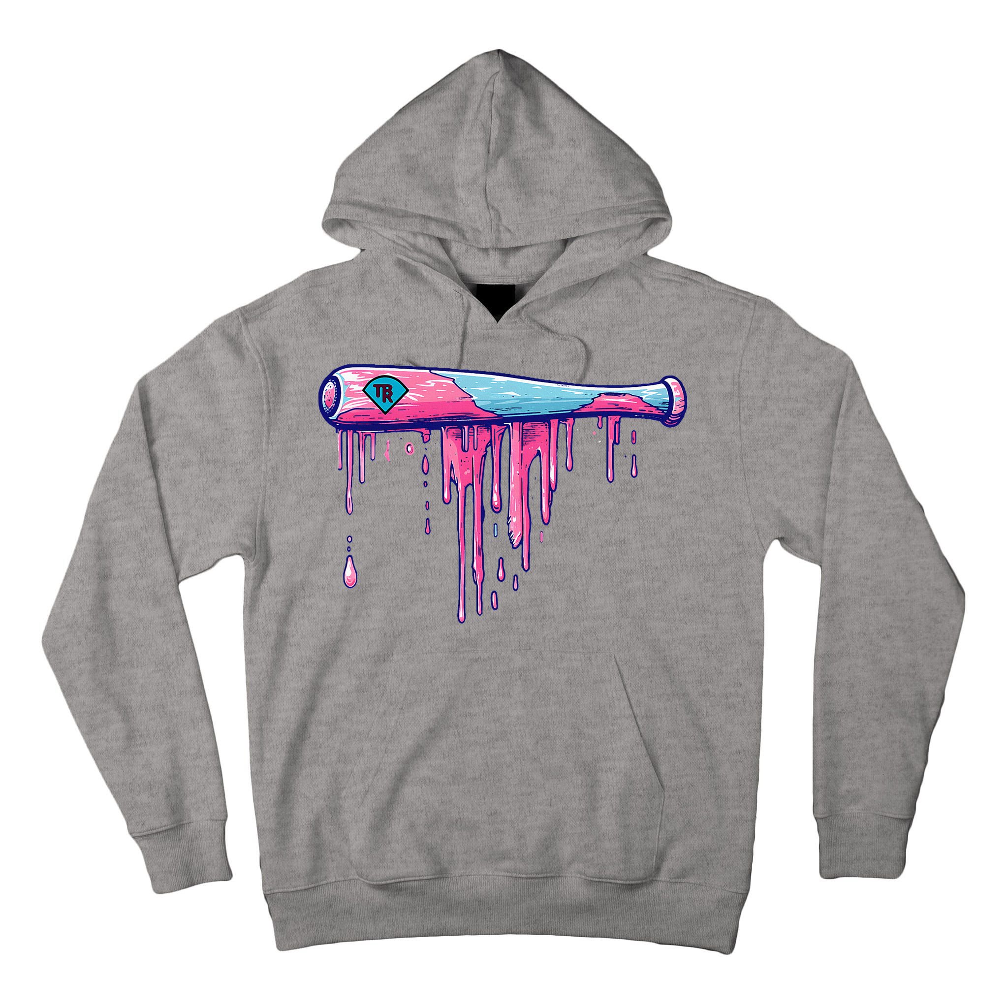 Baseball Bat With Sprinkles Drip Tall Hoodie
