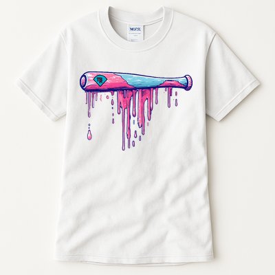 Baseball Bat With Sprinkles Drip Tall T-Shirt