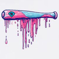 Baseball Bat With Sprinkles Drip Mug