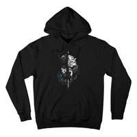 Berserker Bear Warrior Odin Runes Nordic Compass Hoodie