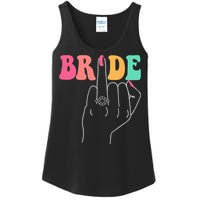 Bride Bridesmaid Wedding Shower Groovy Bachelorette Matching Ladies Essential Tank