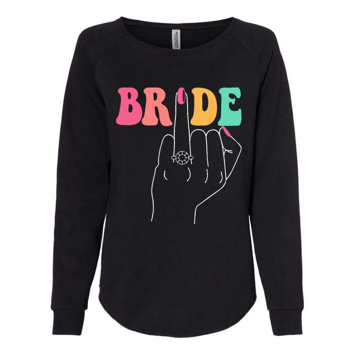 Bride Bridesmaid Wedding Shower Groovy Bachelorette Matching Womens California Wash Sweatshirt