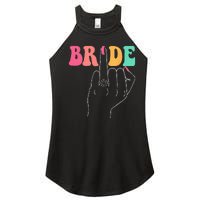 Bride Bridesmaid Wedding Shower Groovy Bachelorette Matching Women's Perfect Tri Rocker Tank