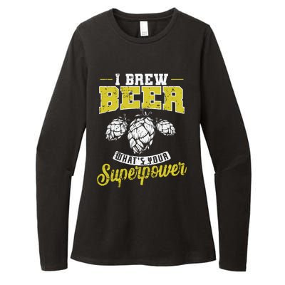 Brewing Beer What Is Your Superpower Great Gift Womens CVC Long Sleeve Shirt