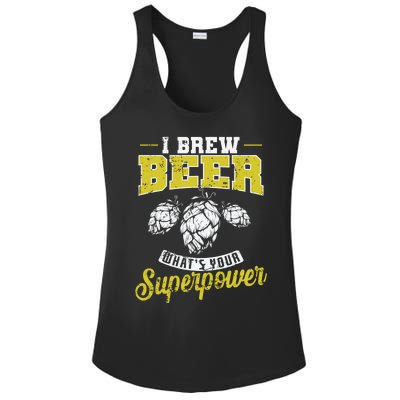 Brewing Beer What Is Your Superpower Great Gift Ladies PosiCharge Competitor Racerback Tank