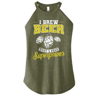 Brewing Beer What Is Your Superpower Great Gift Women's Perfect Tri Rocker Tank