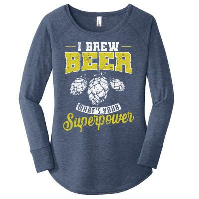 Brewing Beer What Is Your Superpower Great Gift Women's Perfect Tri Tunic Long Sleeve Shirt