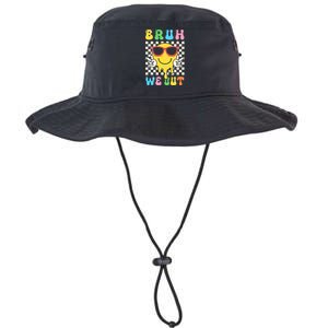 Bye Bruh We Out End Of School Retro Rainbow Sunglasses Legacy Cool Fit Booney Bucket Hat