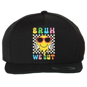 Bye Bruh We Out End Of School Retro Rainbow Sunglasses Wool Snapback Cap