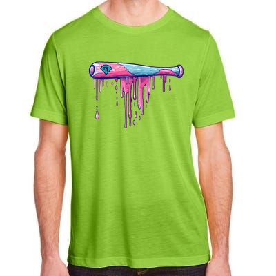 Baseball Bat With Sprinkles Drip Adult ChromaSoft Performance T-Shirt