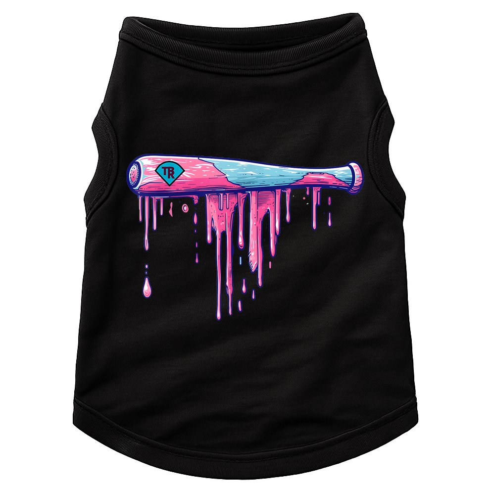Baseball Bat With Sprinkles Drip Doggie Tank