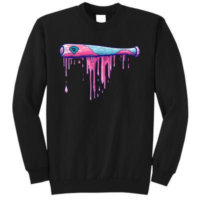 Baseball Bat With Sprinkles Drip Sweatshirt