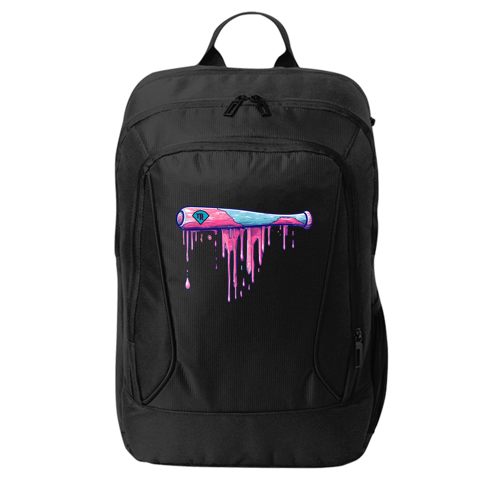 Baseball Bat With Sprinkles Drip City Backpack