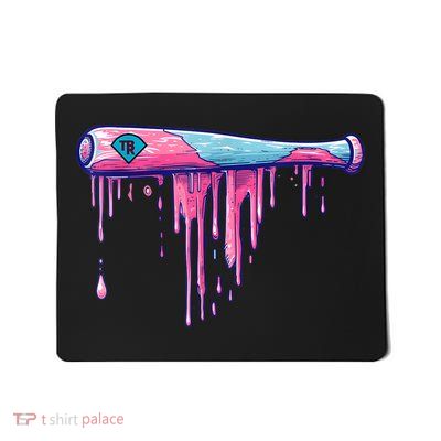 Baseball Bat With Sprinkles Drip Mousepad