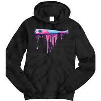 Baseball Bat With Sprinkles Drip Tie Dye Hoodie