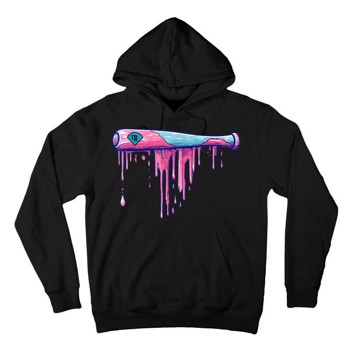 Baseball Bat With Sprinkles Drip Tall Hoodie