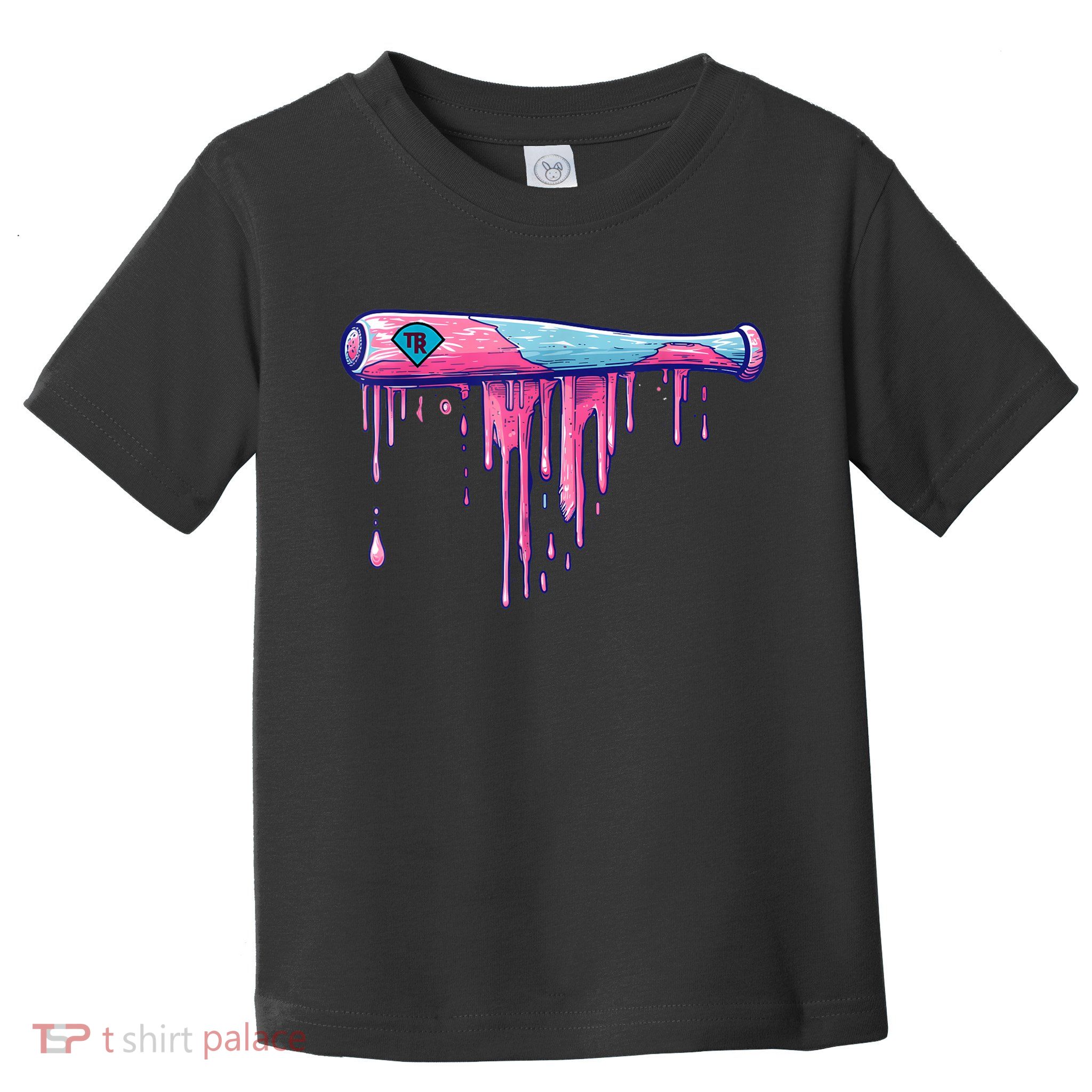 Baseball Bat With Sprinkles Drip Toddler T-Shirt