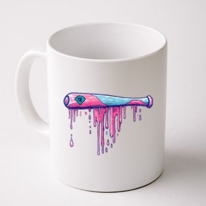 Baseball Bat With Sprinkles Drip Coffee Mug