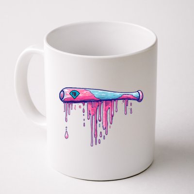 Baseball Bat With Sprinkles Drip Coffee Mug