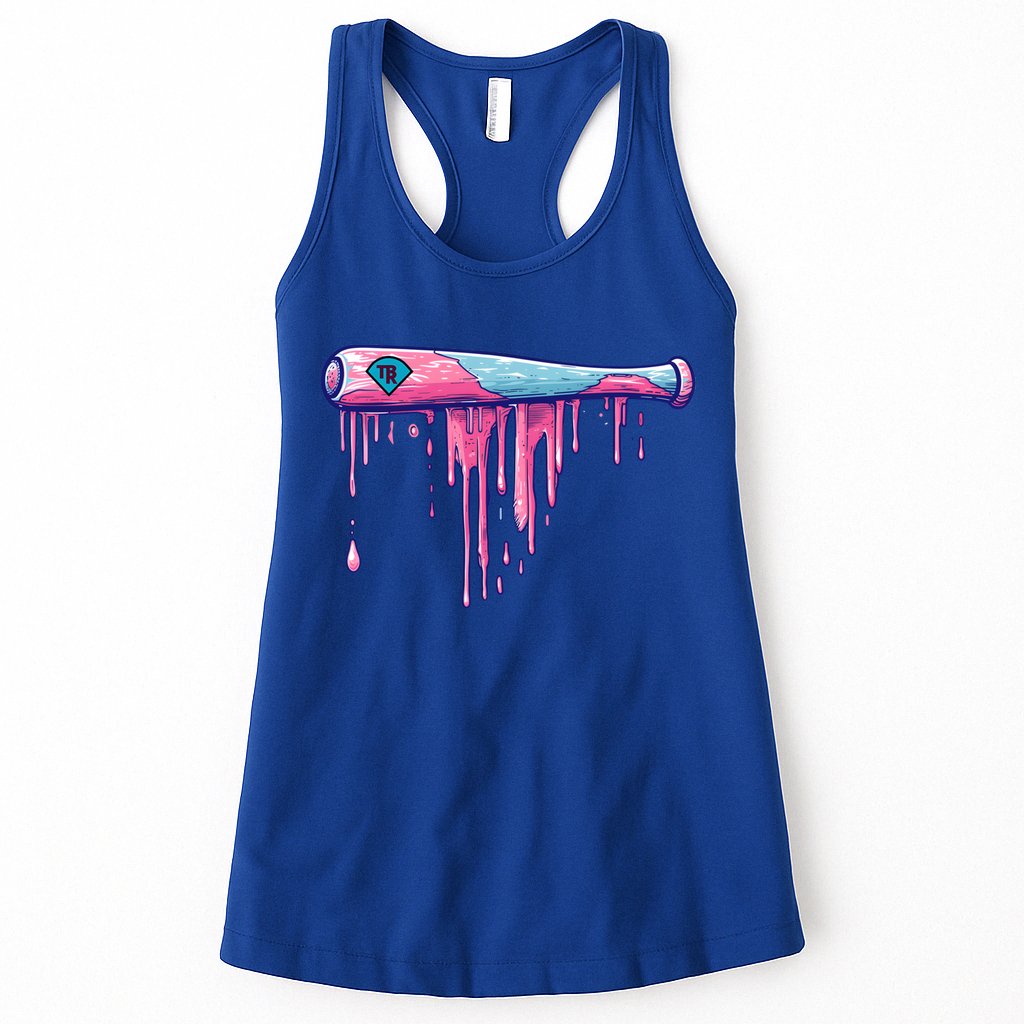 Baseball Bat With Sprinkles Drip Cute Gift Womens Tank Top