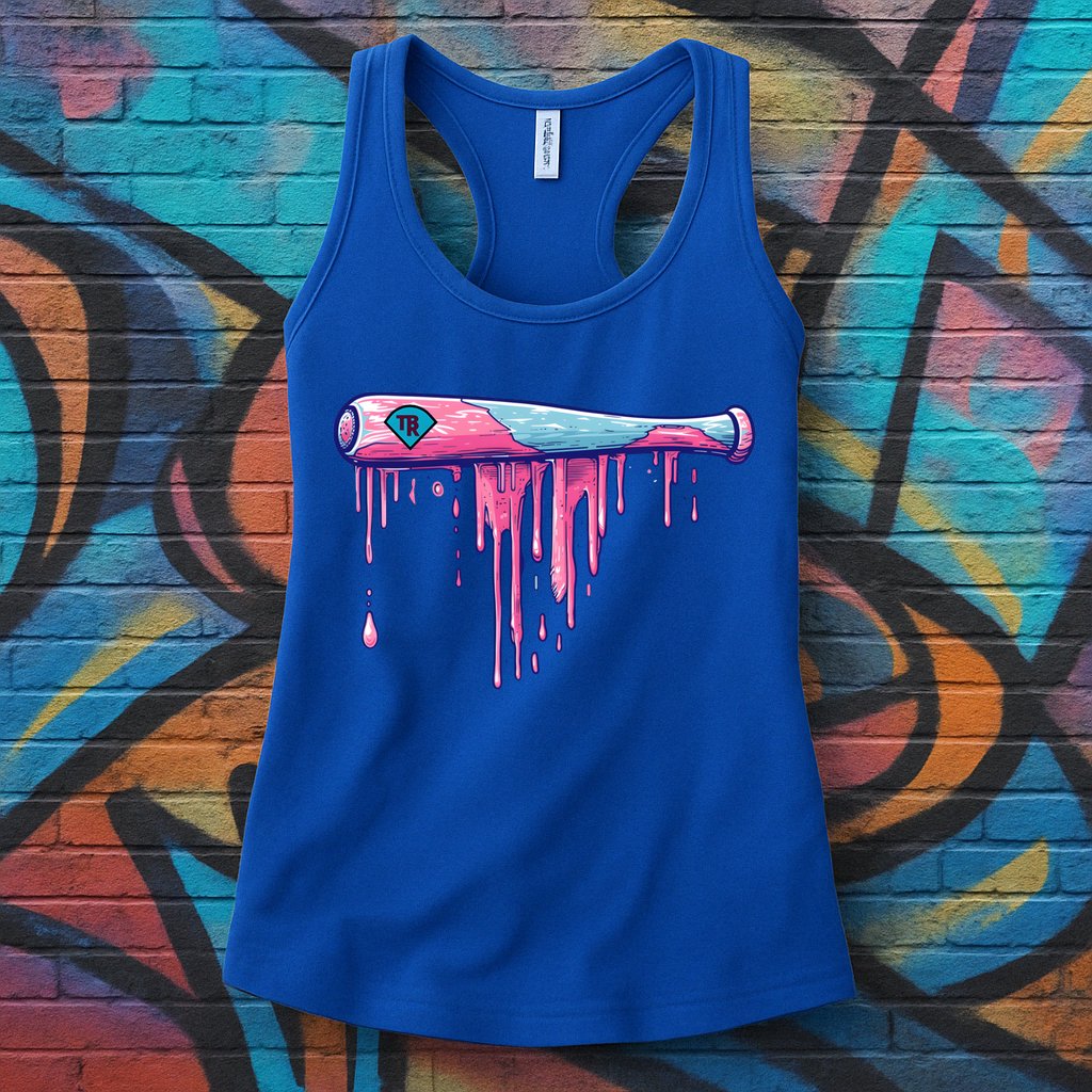 Baseball Bat With Sprinkles Drip Cute Gift Womens Tank Top