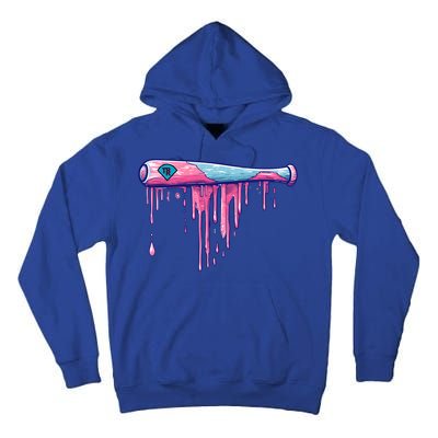 Baseball Bat With Sprinkles Drip Cute Gift Tall Hoodie