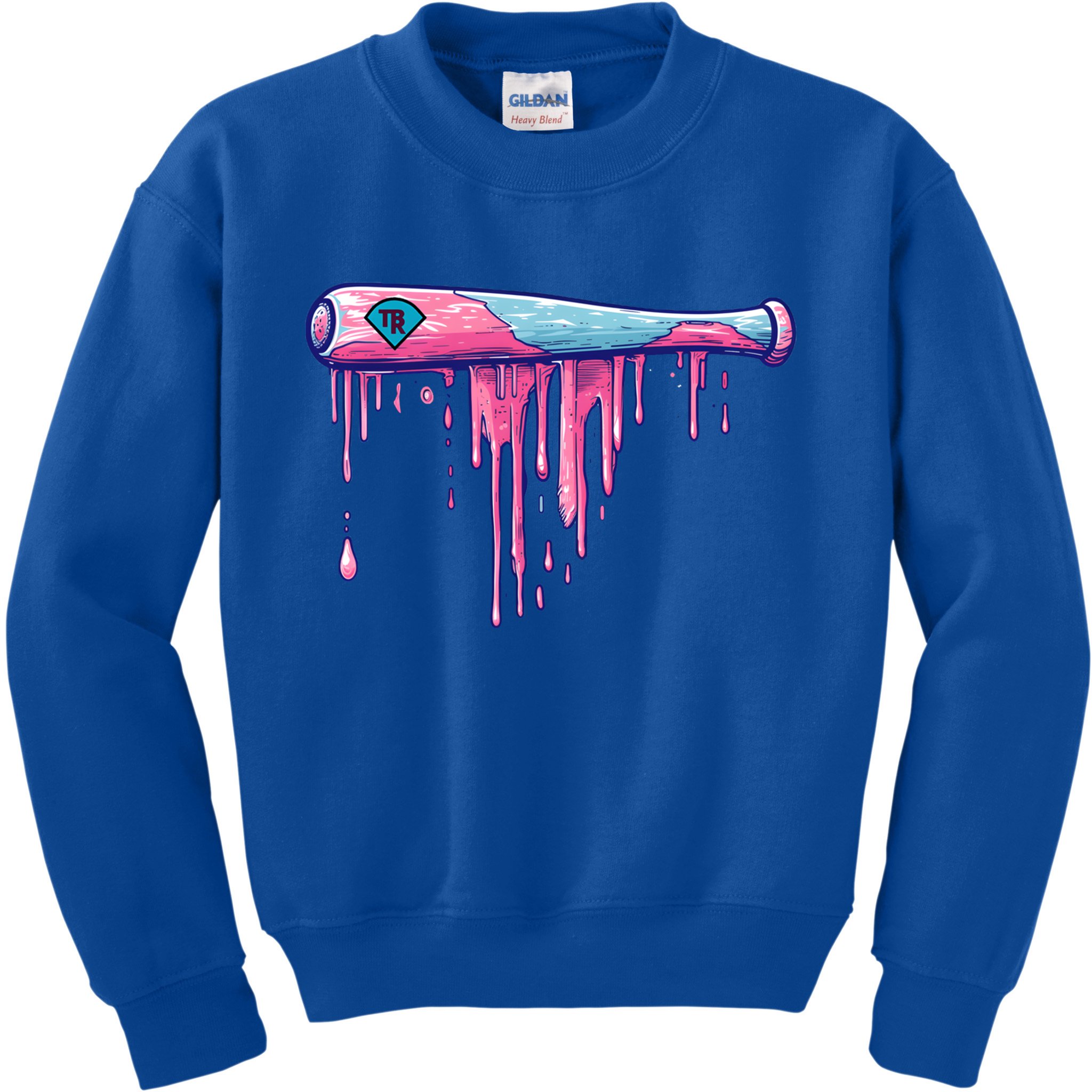 Baseball Bat With Sprinkles Drip Cute Gift Kids Sweatshirt