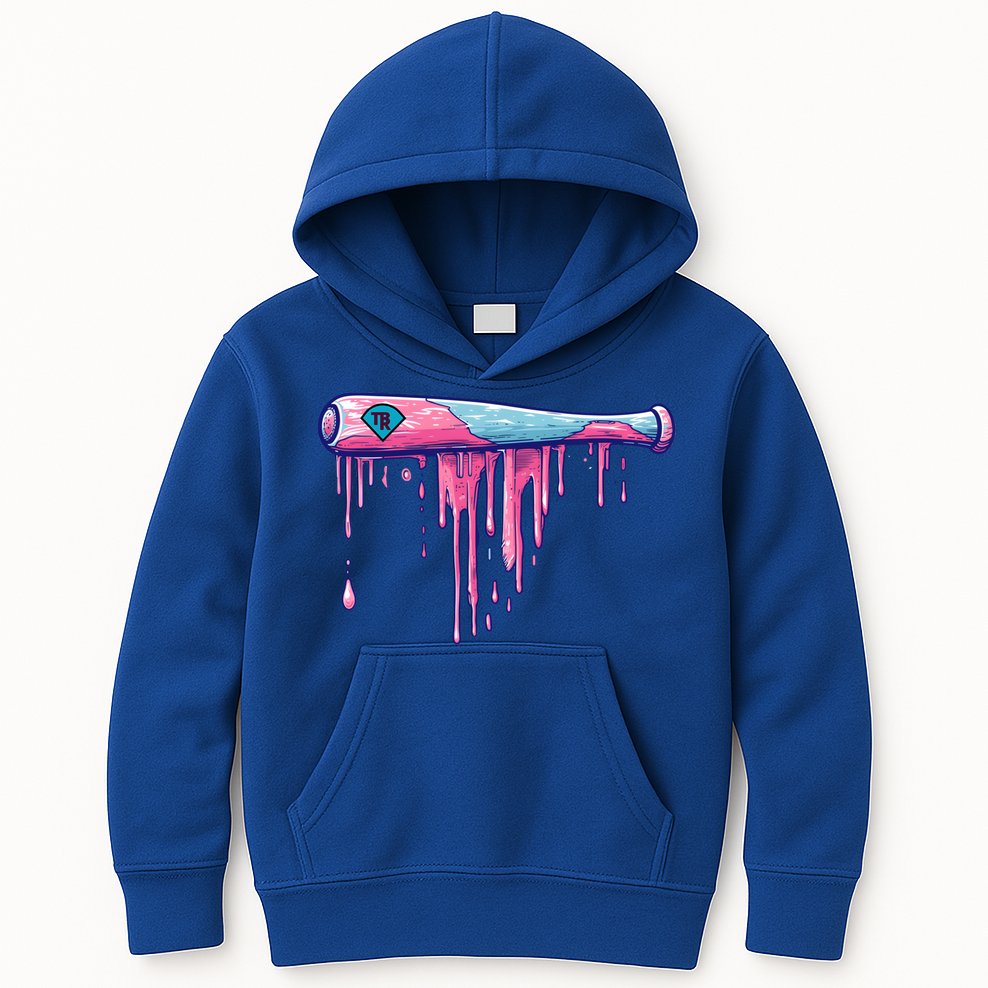 Baseball Bat With Sprinkles Drip Cute Gift Kids Hoodie