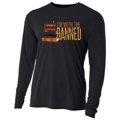 Banned Books Week Librarian IM With The Banned Cooling Performance Long Sleeve Crew