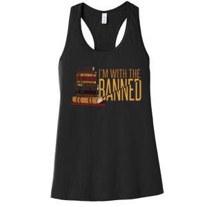 Banned Books Week Librarian IM With The Banned Women's Racerback Tank