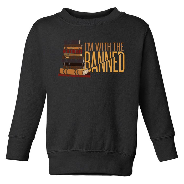 Banned Books Week Librarian IM With The Banned Toddler Sweatshirt