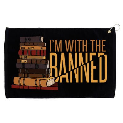 Banned Books Week Librarian IM With The Banned Grommeted Golf Towel