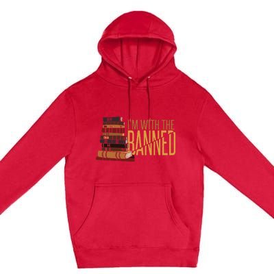 Banned Books Week Librarian IM With The Banned Premium Pullover Hoodie