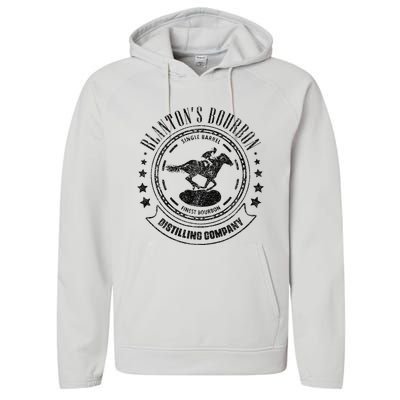 Blantons Bourbon Whiskey Distilling Company Performance Fleece Hoodie