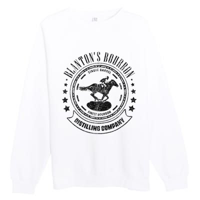 Blantons Bourbon Whiskey Distilling Company Premium Crewneck Sweatshirt