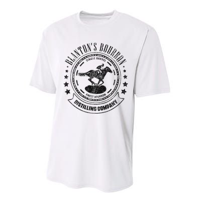 Blantons Bourbon Whiskey Distilling Company Performance Sprint T-Shirt