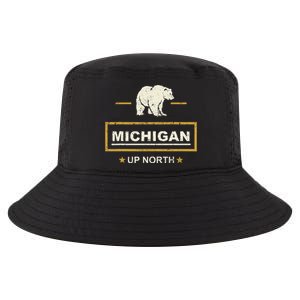 Black Bear  Wo Upper Peninsula Michigan Up North Cool Comfort Performance Bucket Hat