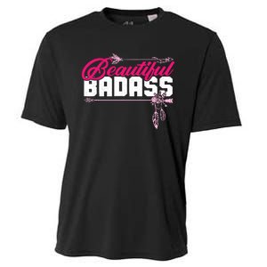 Beautiful Badass | Wo Empowerment Pink Cooling Performance Crew T-Shirt