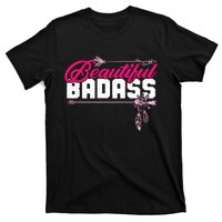 Beautiful Badass | Wo Empowerment Pink T-Shirt