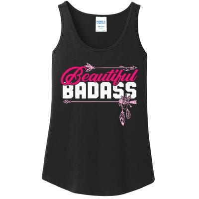 Beautiful Badass | Wo Empowerment Pink Ladies Essential Tank