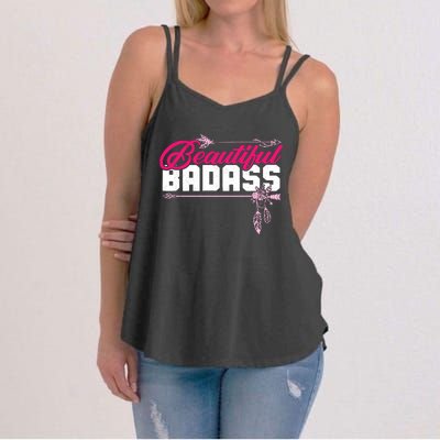 Beautiful Badass | Wo Empowerment Pink Women's Strappy Tank