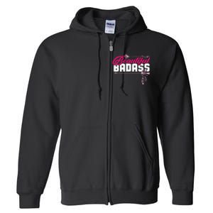 Beautiful Badass | Wo Empowerment Pink Full Zip Hoodie